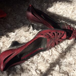 Franco Sarto studded wedge